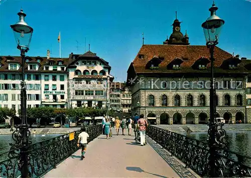 AK / Ansichtskarte Luzern LU Partie an der Reuss Kat. Luzern