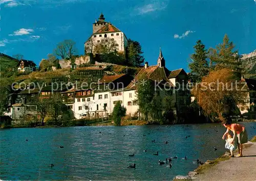 AK / Ansichtskarte Werdenberg bei Buchs SG Stammsitz des Grafen von Werdenberg Kat. Werdenberg