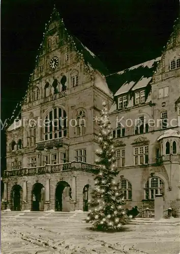 AK / Ansichtskarte Bielefeld Rathaus Weihnachten Kat. Bielefeld