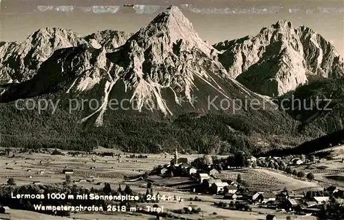 AK / Ansichtskarte Lermoos Tirol Sonnenspitze Wamperschrofen Kat. Lermoos