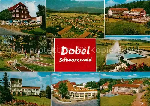 AK / Ansichtskarte Dobel Schwarzwald Minigolf Freibad Kat. Dobel