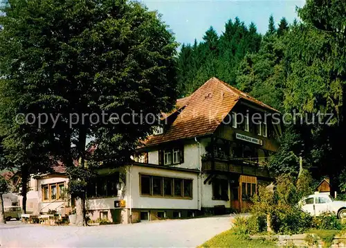 AK / Ansichtskarte Bad Rippoldsau Schwarzwald Gasthof Metzgerei Pension Zur Holzwaelder Hoehe Kat. Bad Rippoldsau Schapbach