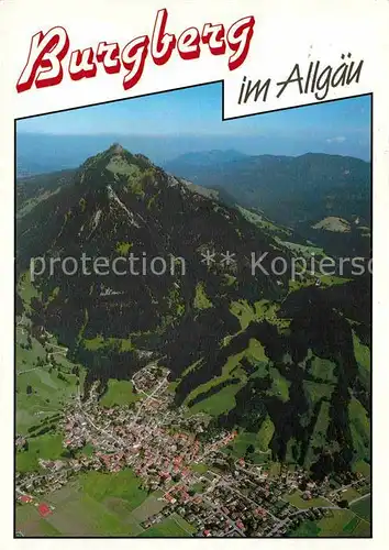 AK / Ansichtskarte Burgberg Allgaeu Fliegeraufnahme Kat. Burgberg i.Allgaeu