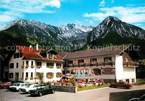 AK / Ansichtskarte Fischen Allgaeu Restaurant Pension Mayerhof Kat. Fischen i.Allgaeu