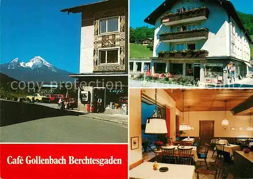 AK / Ansichtskarte Berchtesgaden Cafe Gollenbach Kat. Berchtesgaden