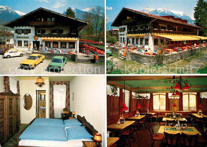 Ak Ansichtskarte Oberstdorf Hotel Restaurant Deutsches Haus