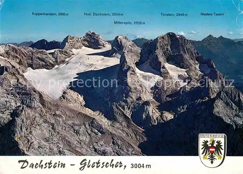 AK / Ansichtskarte Gletscher Dachstein Gosau Gletscher Mitterspitz Torstein  Kat. Berge