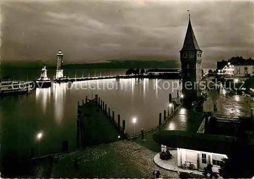 AK / Ansichtskarte Lindau Bodensee Hafen Kat. Lindau (Bodensee)