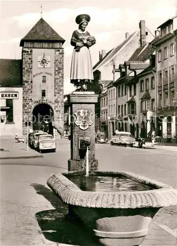 AK / Ansichtskarte Villingen Schwenningen Altstadt Villinger Brunnen Bickentor  Kat. Villingen Schwenningen