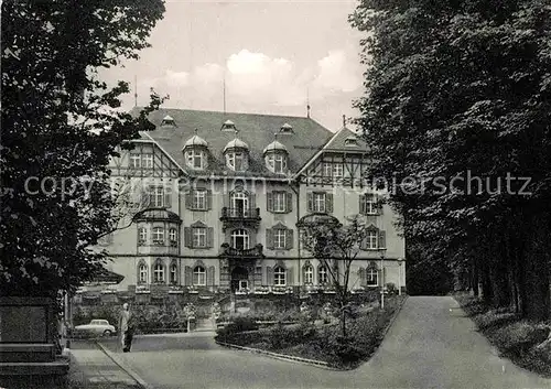 AK / Ansichtskarte Bad Steben Staatliches Sanatorium Stahlbad Moorbad Radiumbad Kat. Bad Steben