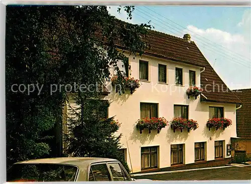 AK / Ansichtskarte Luetzenhardt Hotel Pension Hirsch Gastraum Panorama Kat. Waldachtal