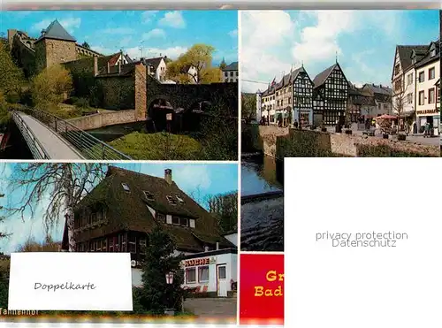 AK / Ansichtskarte Iversheim Restaurant Cafe Tannenhof Gastraeume Schloss Dorfmotiv Kat. Bad Muenstereifel