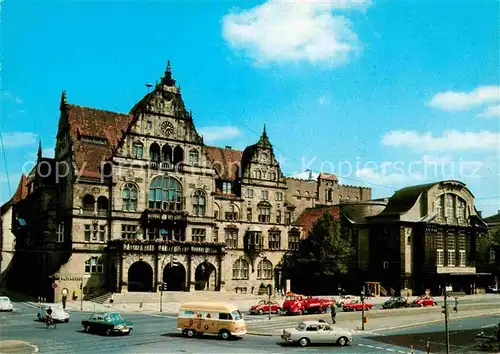 AK / Ansichtskarte Bielefeld Rathaus Stadttheater Kat. Bielefeld