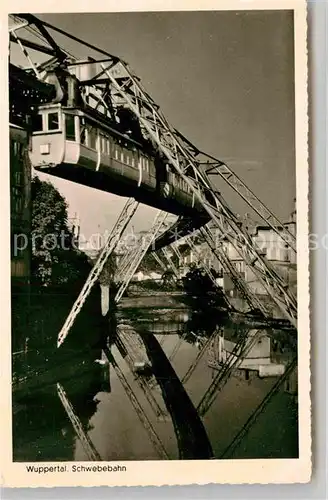 AK / Ansichtskarte Wuppertal Schwebebahn Kat. Wuppertal