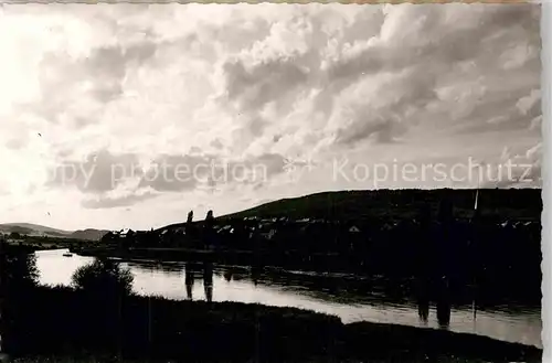 AK / Ansichtskarte Bernkastel Kues Abendstimmung an der Mosel Kat. Bernkastel Kues