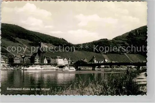 AK / Ansichtskarte Bernkastel Kues Moselpartie Kat. Bernkastel Kues