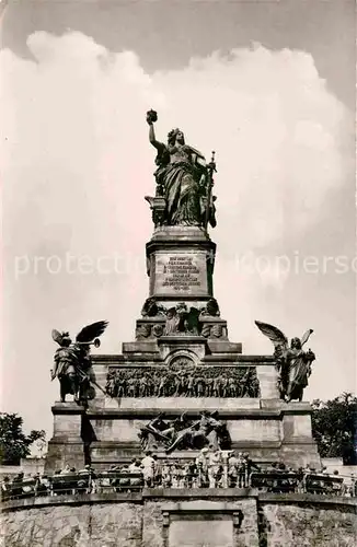 AK / Ansichtskarte Ruedesheim Rhein Niederwalddenkmal  Kat. Ruedesheim am Rhein