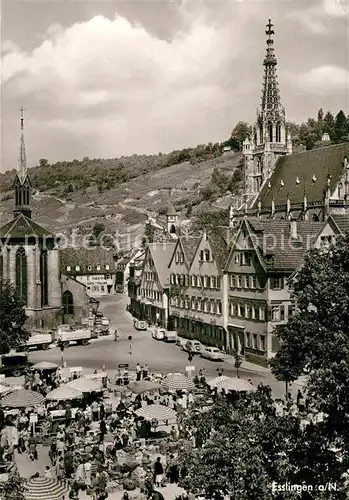 AK / Ansichtskarte Esslingen Neckar Marktplatz Kat. Esslingen am Neckar