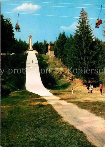 AK / Ansichtskarte Bischofsgruen Ski Sprungschanze am Ochsenkopf  Kat. Bischofsgruen