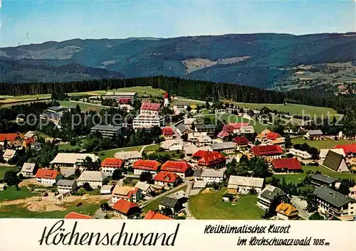 AK / Ansichtskarte Hoechenschwand Fliegeraufnahme Kat. Hoechenschwand