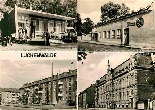 AK / Ansichtskarte Luckenwalde Leninplatz Kreiskulturhaus Stadtpark Kat. Luckenwalde