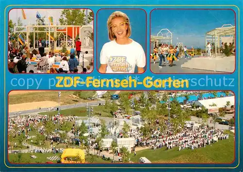AK / Ansichtskarte Mainz Rhein ZDF Fernsehgarten auf dem Lerchenberg