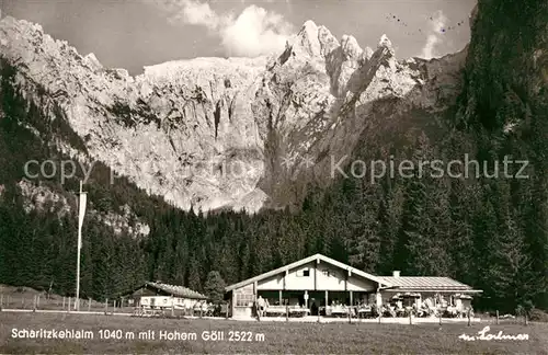 AK / Ansichtskarte Scharitzkehlalm Hohem Goell Kat. Berchtesgaden