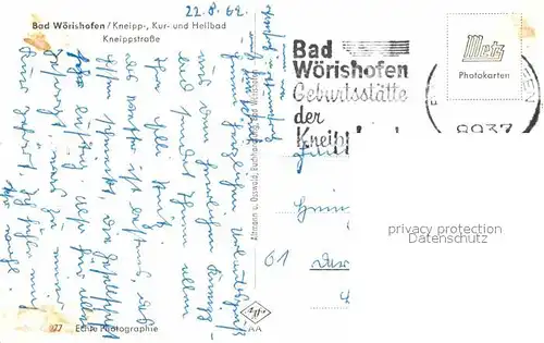 AK / Ansichtskarte Bad Woerishofen Kneippstrasse Kat. Bad Woerishofen