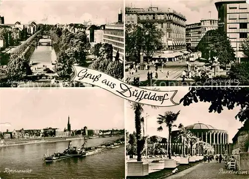 AK / Ansichtskarte Duesseldorf Koenigsallee Corneliusplatz Planetarium Kat. Duesseldorf