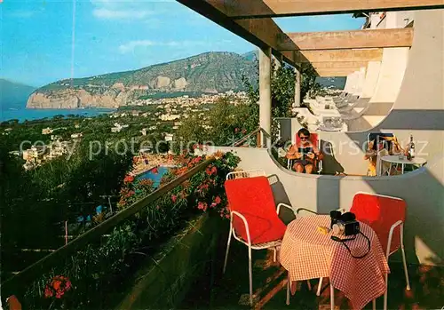 AK / Ansichtskarte Sorrento Campania Hotel Gran Paradiso Panorama Blick vom Balkon Kat. Sorrento