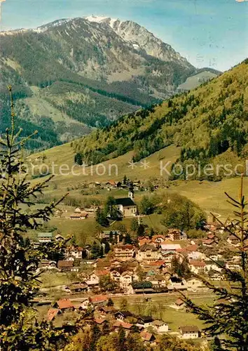 AK / Ansichtskarte Ruhpolding Panorama Blick zum Hochfelln Chiemgauer Alpen Kat. Ruhpolding