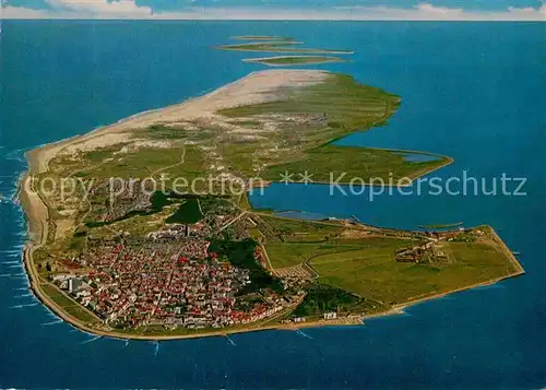 AK / Ansichtskarte Norderney Nordseebad Nordseeinsel Luftbild aus 1000 m Flughoehe Kat. Norderney