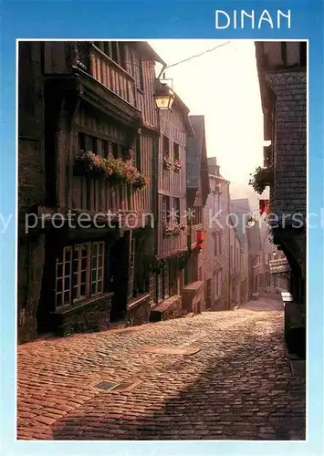 AK / Ansichtskarte Dinan Vieilles maisons de la Rue du Jerzual Kat. Dinan