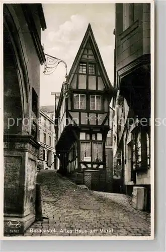 AK / Ansichtskarte Bernkastel Kues Spitzehaus am Markt Kat. Bernkastel Kues