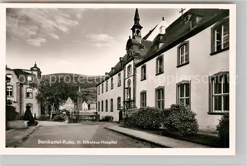 AK / Ansichtskarte Bernkastel Kues St Nikolaus Hospital Kat. Bernkastel Kues