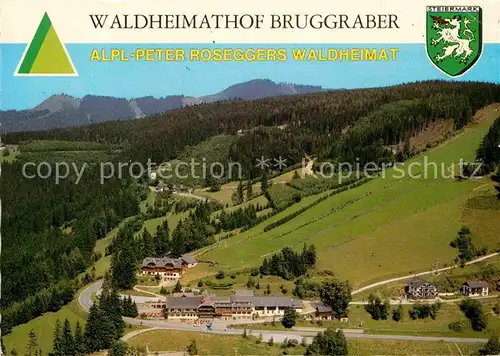 AK / Ansichtskarte Alpl Waldheimathof Bruggraber Fliegeraufnahme Kat. Krieglach
