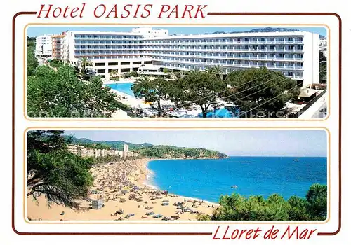 AK / Ansichtskarte Lloret de Mar Hotel Oasis Park Kat. Costa Brava Spanien