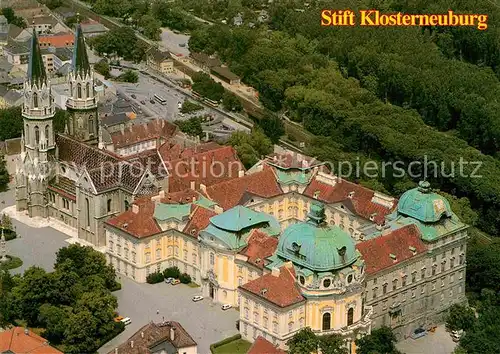 AK / Ansichtskarte Wien Klosterneuburg Fliegeraufnahme Kat. Wien