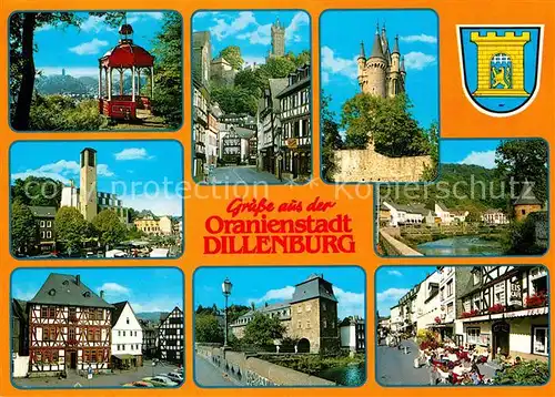 AK / Ansichtskarte Dillenburg Oranienstadt Schloss Fachwerk Kat. Dillenburg