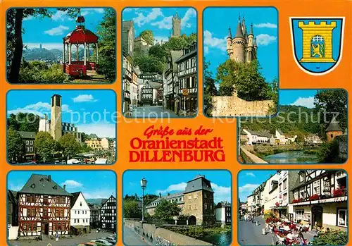 AK / Ansichtskarte Dillenburg Oranienstadt Schloss Fachwerk Kat. Dillenburg
