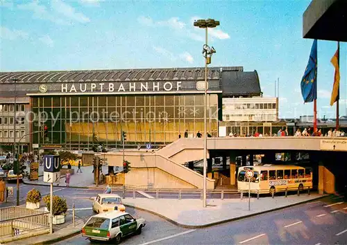 AK / Ansichtskarte Koeln Rhein Hauptbahnhof Dom Terrasse Kat. Koeln