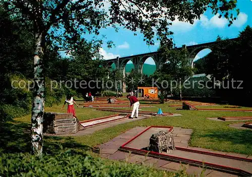 AK / Ansichtskarte Willingen Sauerland Minigolf Viadukt Kat. Willingen (Upland)