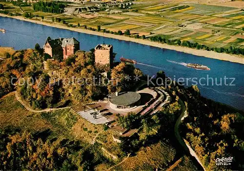 AK / Ansichtskarte Bad Niederbreisig Fliegeraufnahme Burg Rheineck Kat. Bad Breisig