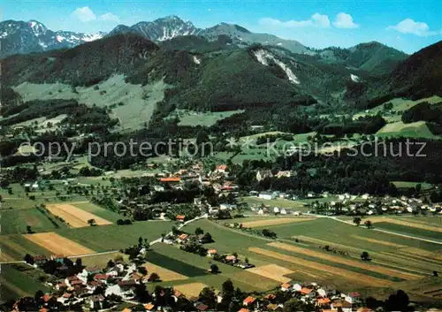 AK / Ansichtskarte Brannenburg Fliegeraufnahme mit Wildalpjoch Kat. Brannenburg