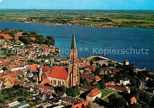 AK / Ansichtskarte Schleswig Schlei Fliegeraufnahme St. Petri Dom Kat. Erfde