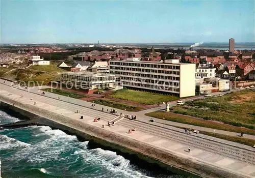 AK / Ansichtskarte Norderney Nordseebad Fliegeraufnahme Sanatorium der LVA Westfalen Kat. Norderney