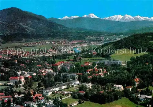 AK / Ansichtskarte Bad Toelz Fliegeraufnahme mit Isartal Tiroler Alpen Kat. Bad Toelz