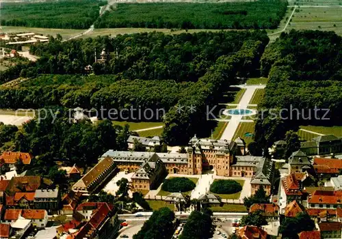 AK / Ansichtskarte Schwetzingen Fliegeraufnahme bei Heidelberg Schlossgarten Kat. Schwetzingen