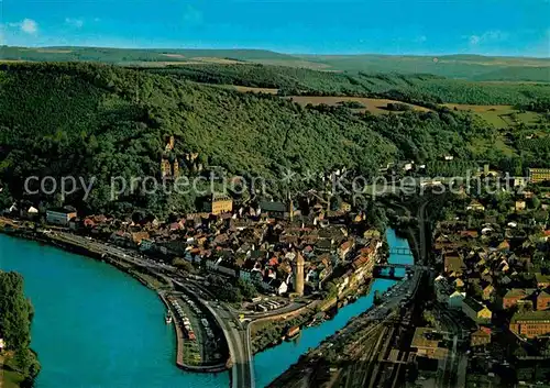 AK / Ansichtskarte Wertheim Main Fliegeraufnahme Zusammenfluss von Main und Tauber Kat. Wertheim