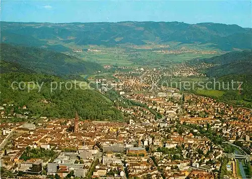 AK / Ansichtskarte Freiburg Breisgau Fliegeraufnahme Kat. Freiburg im Breisgau